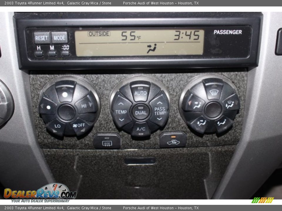 2003 Toyota 4Runner Limited 4x4 Galactic Gray Mica / Stone Photo #22