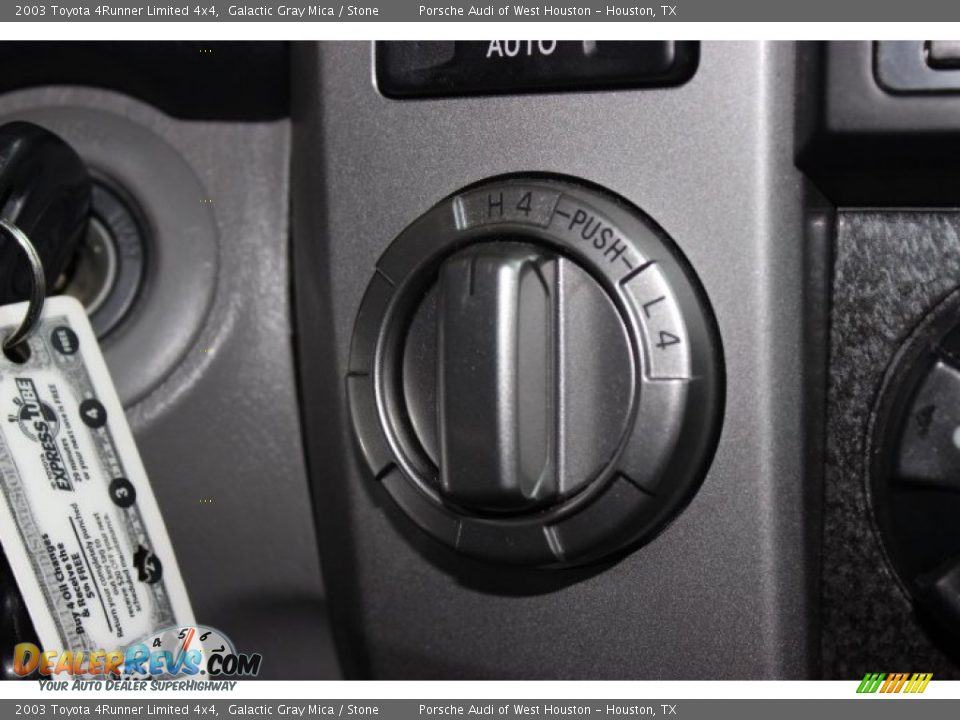 2003 Toyota 4Runner Limited 4x4 Galactic Gray Mica / Stone Photo #23