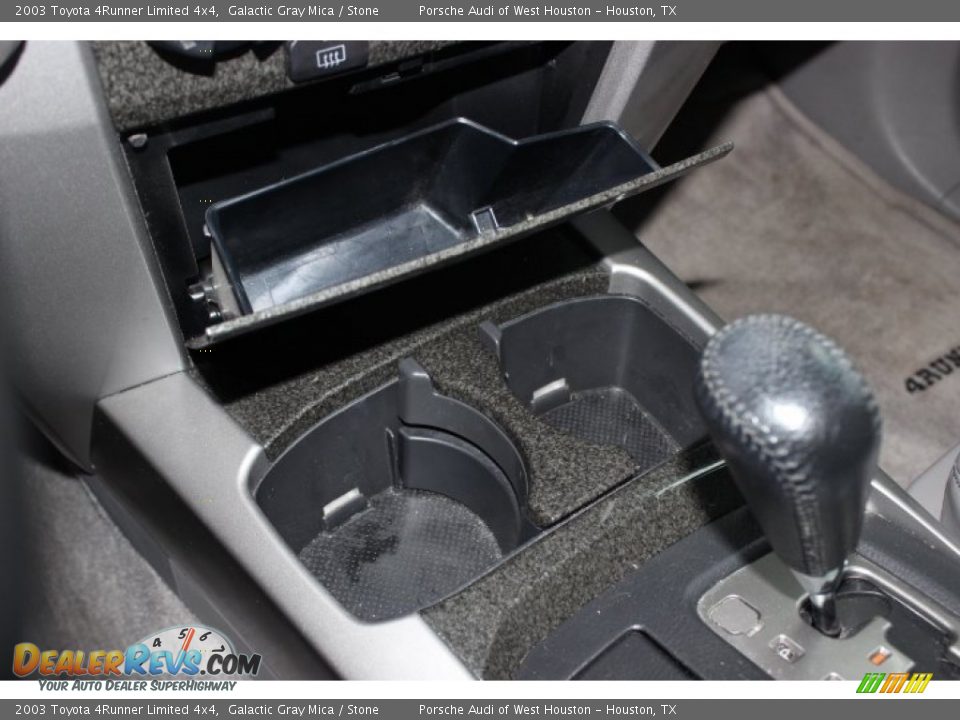 2003 Toyota 4Runner Limited 4x4 Galactic Gray Mica / Stone Photo #24