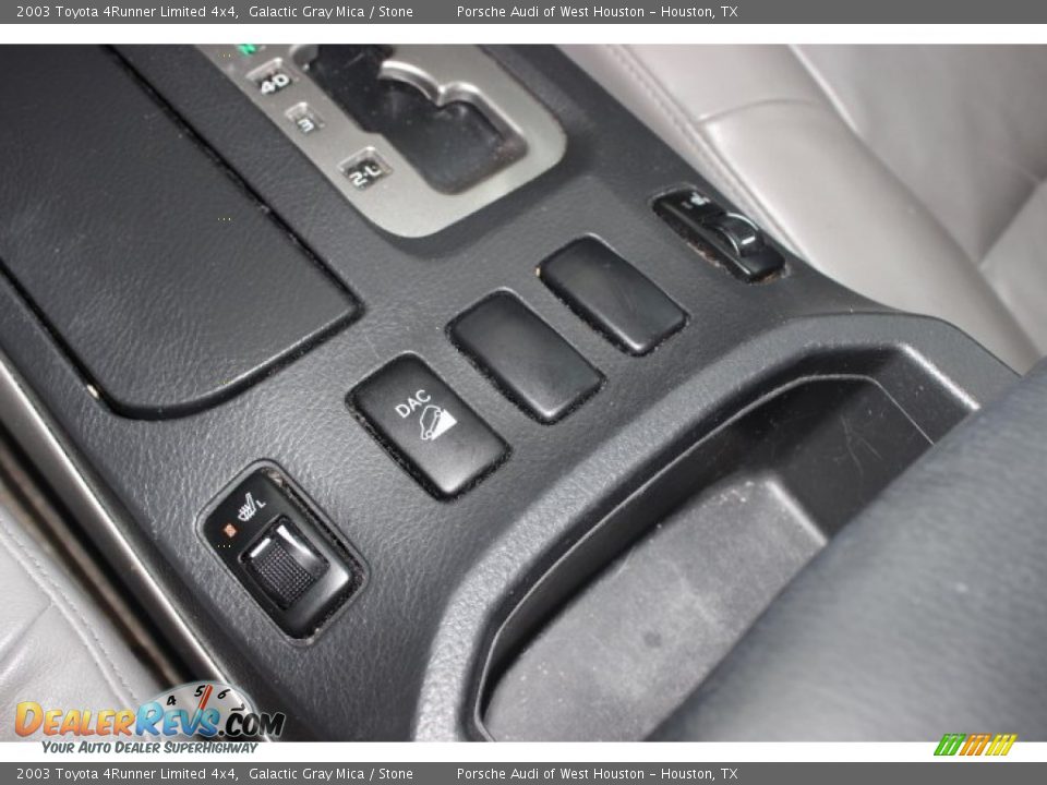 2003 Toyota 4Runner Limited 4x4 Galactic Gray Mica / Stone Photo #25