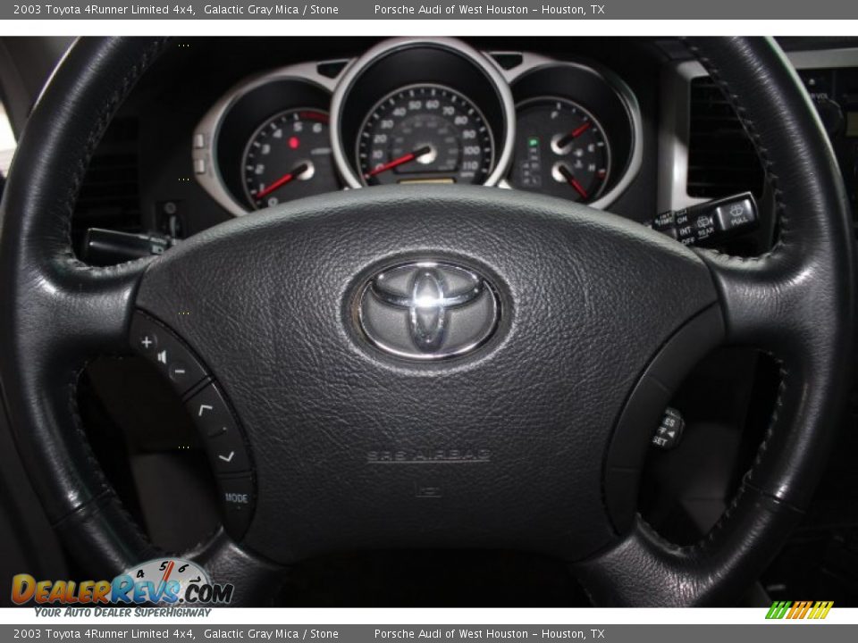 2003 Toyota 4Runner Limited 4x4 Galactic Gray Mica / Stone Photo #27