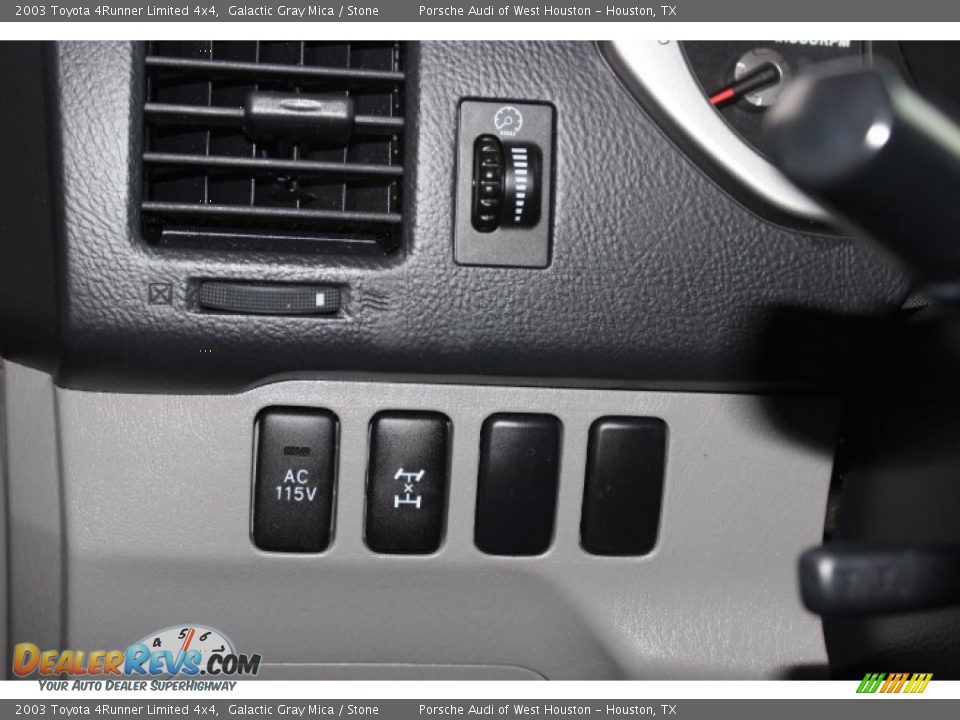 2003 Toyota 4Runner Limited 4x4 Galactic Gray Mica / Stone Photo #28