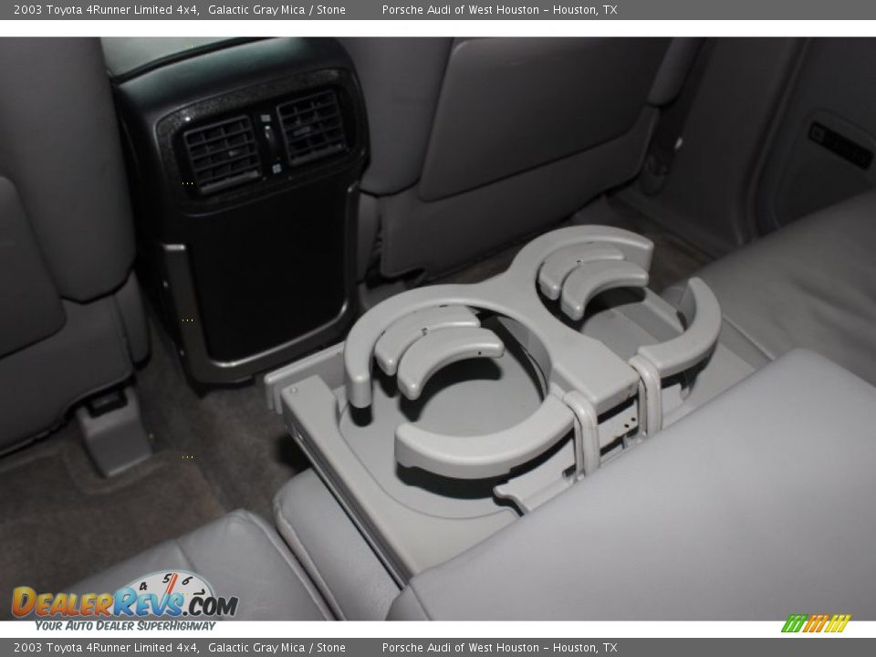 2003 Toyota 4Runner Limited 4x4 Galactic Gray Mica / Stone Photo #33