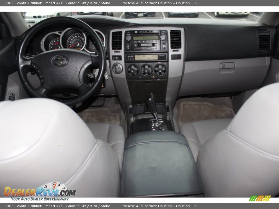 2003 Toyota 4Runner Limited 4x4 Galactic Gray Mica / Stone Photo #34
