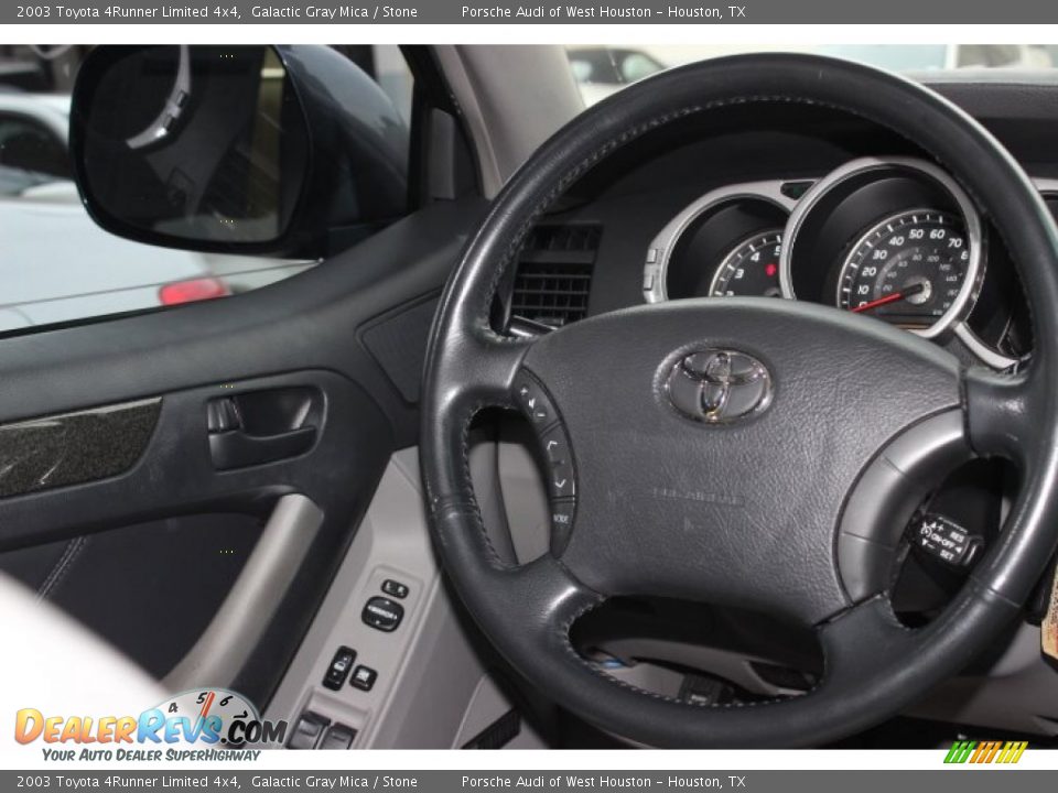 2003 Toyota 4Runner Limited 4x4 Galactic Gray Mica / Stone Photo #35