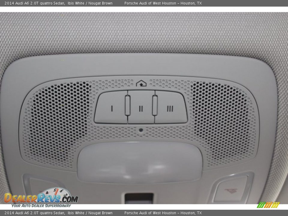 2014 Audi A6 2.0T quattro Sedan Ibis White / Nougat Brown Photo #16