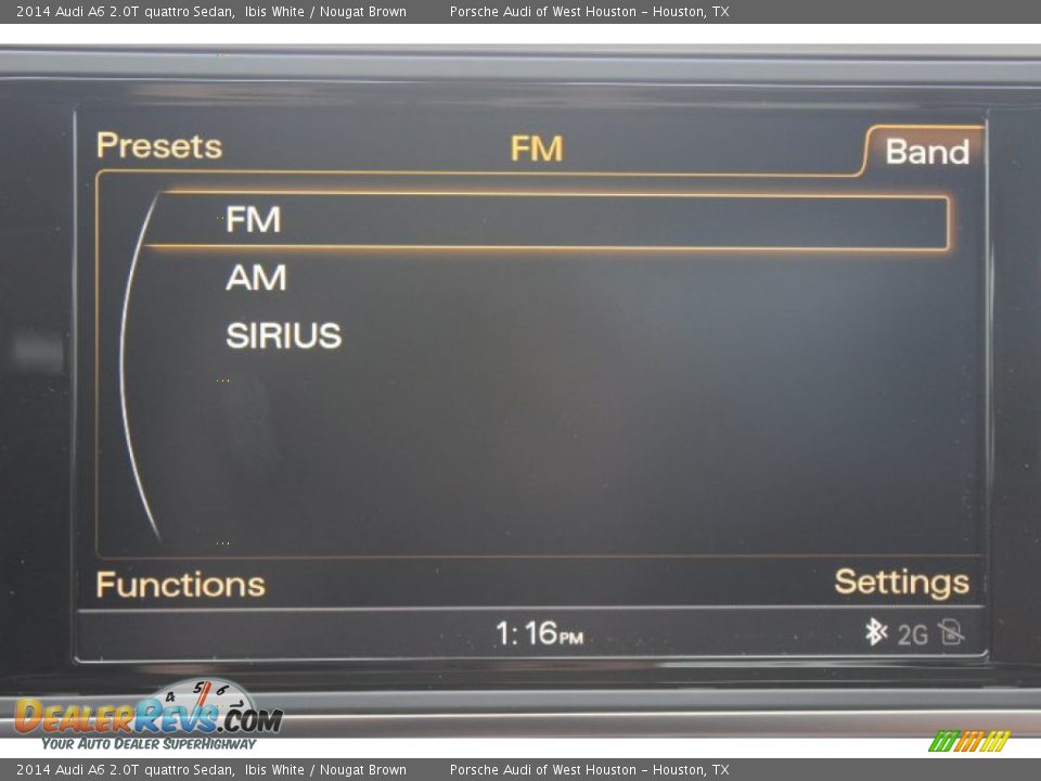 2014 Audi A6 2.0T quattro Sedan Ibis White / Nougat Brown Photo #22