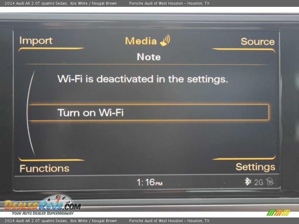 2014 Audi A6 2.0T quattro Sedan Ibis White / Nougat Brown Photo #24