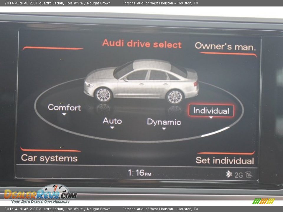 2014 Audi A6 2.0T quattro Sedan Ibis White / Nougat Brown Photo #25