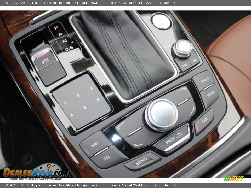 2014 Audi A6 2.0T quattro Sedan Ibis White / Nougat Brown Photo #27