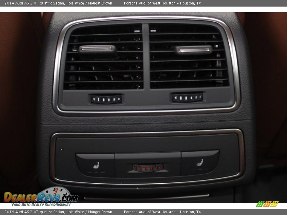 2014 Audi A6 2.0T quattro Sedan Ibis White / Nougat Brown Photo #32