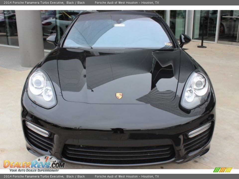 2014 Porsche Panamera Turbo Executive Black / Black Photo #2