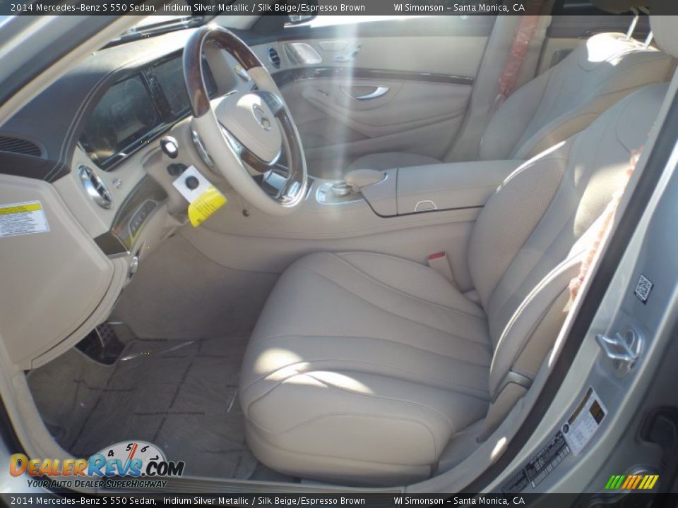 Front Seat of 2014 Mercedes-Benz S 550 Sedan Photo #7