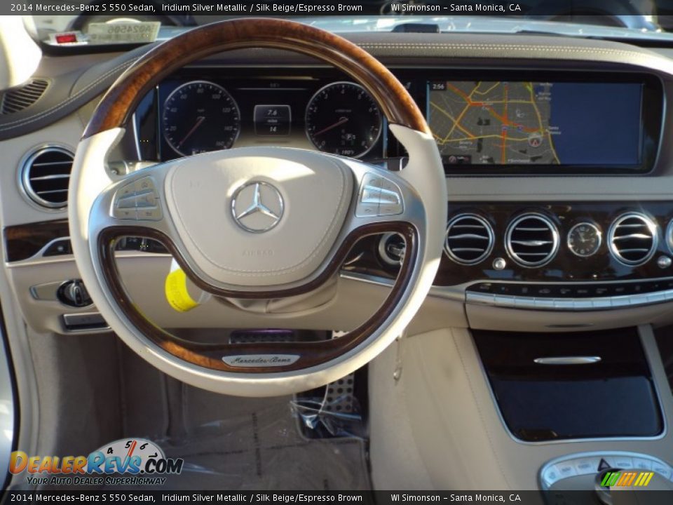 2014 Mercedes-Benz S 550 Sedan Steering Wheel Photo #9