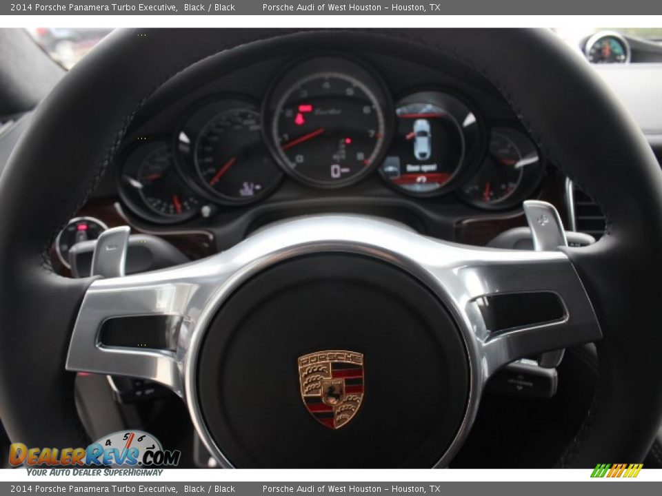 2014 Porsche Panamera Turbo Executive Steering Wheel Photo #29