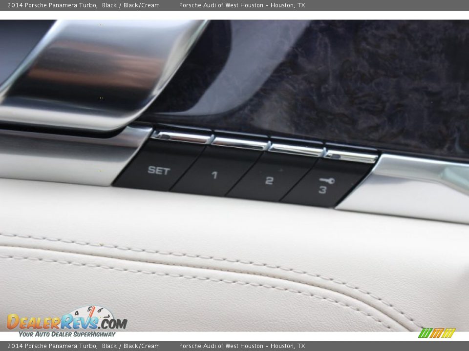 2014 Porsche Panamera Turbo Black / Black/Cream Photo #11