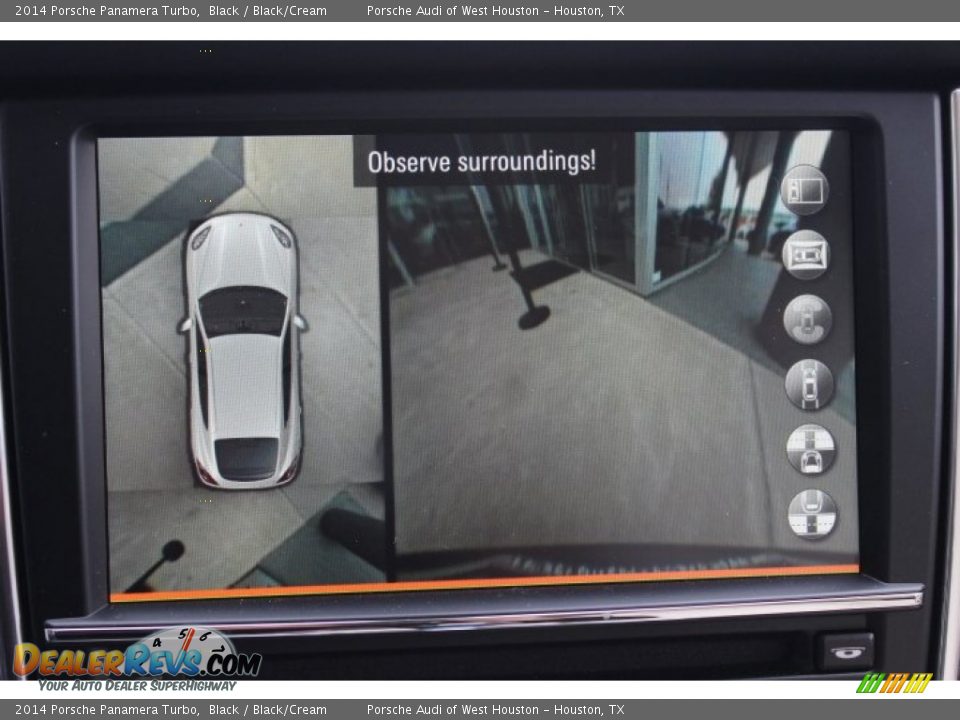 2014 Porsche Panamera Turbo Black / Black/Cream Photo #23