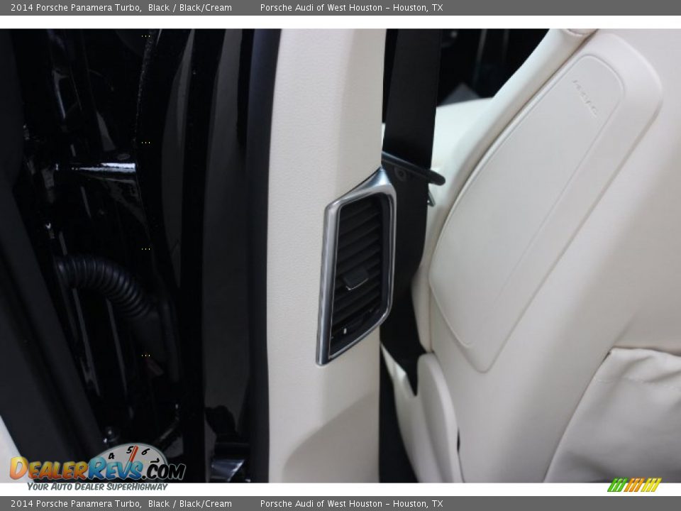2014 Porsche Panamera Turbo Black / Black/Cream Photo #31