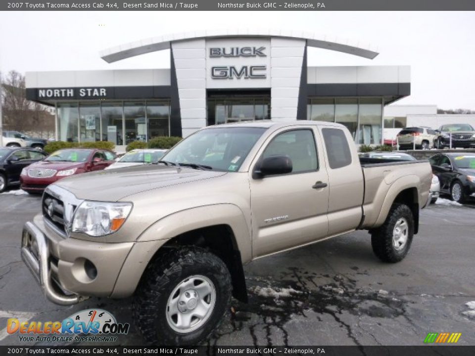 2007 Toyota Tacoma Access Cab 4x4 Desert Sand Mica / Taupe Photo #1