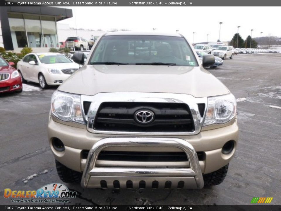2007 Toyota Tacoma Access Cab 4x4 Desert Sand Mica / Taupe Photo #2