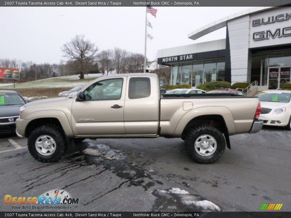 2007 Toyota Tacoma Access Cab 4x4 Desert Sand Mica / Taupe Photo #8