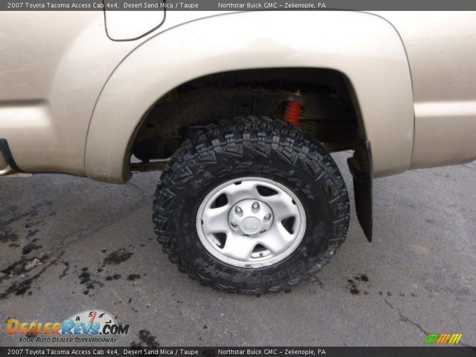 2007 Toyota Tacoma Access Cab 4x4 Desert Sand Mica / Taupe Photo #9
