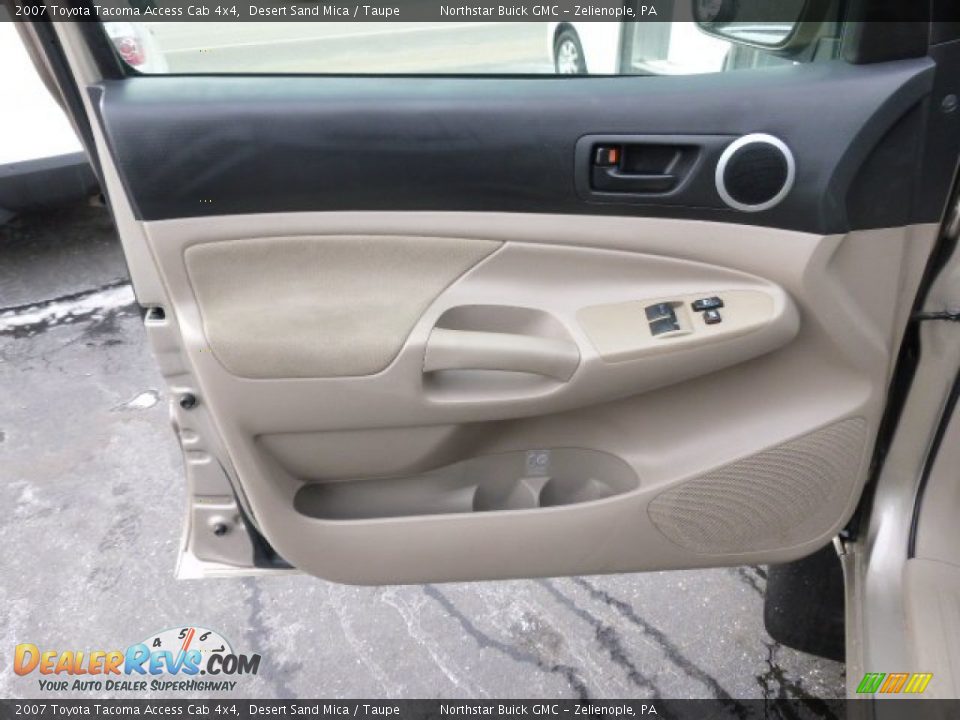 2007 Toyota Tacoma Access Cab 4x4 Desert Sand Mica / Taupe Photo #14
