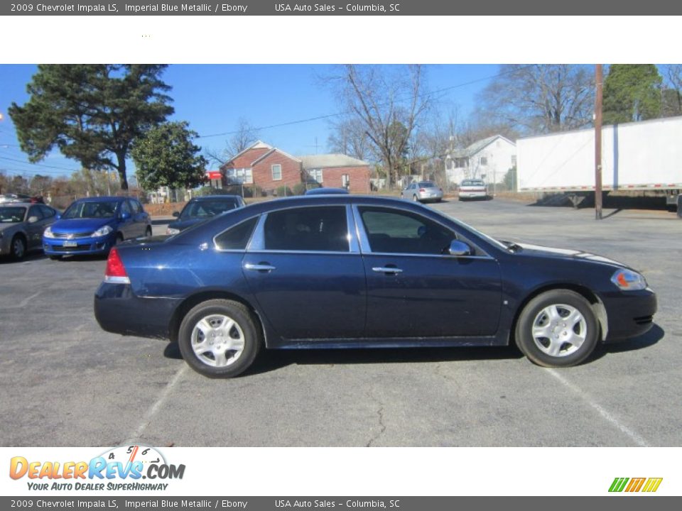 2009 Chevrolet Impala LS Imperial Blue Metallic / Ebony Photo #4