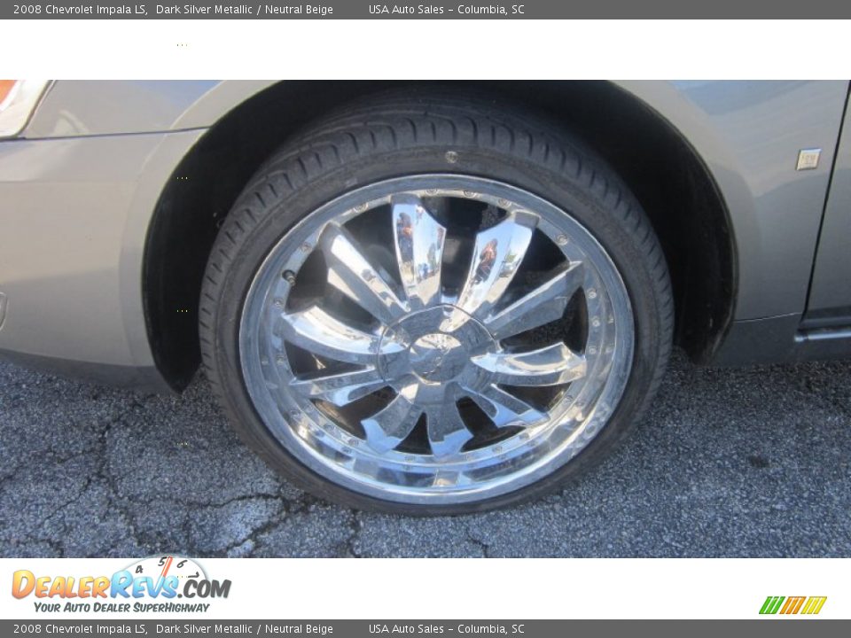 2008 Chevrolet Impala LS Dark Silver Metallic / Neutral Beige Photo #8