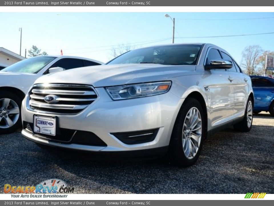 2013 Ford Taurus Limited Ingot Silver Metallic / Dune Photo #1