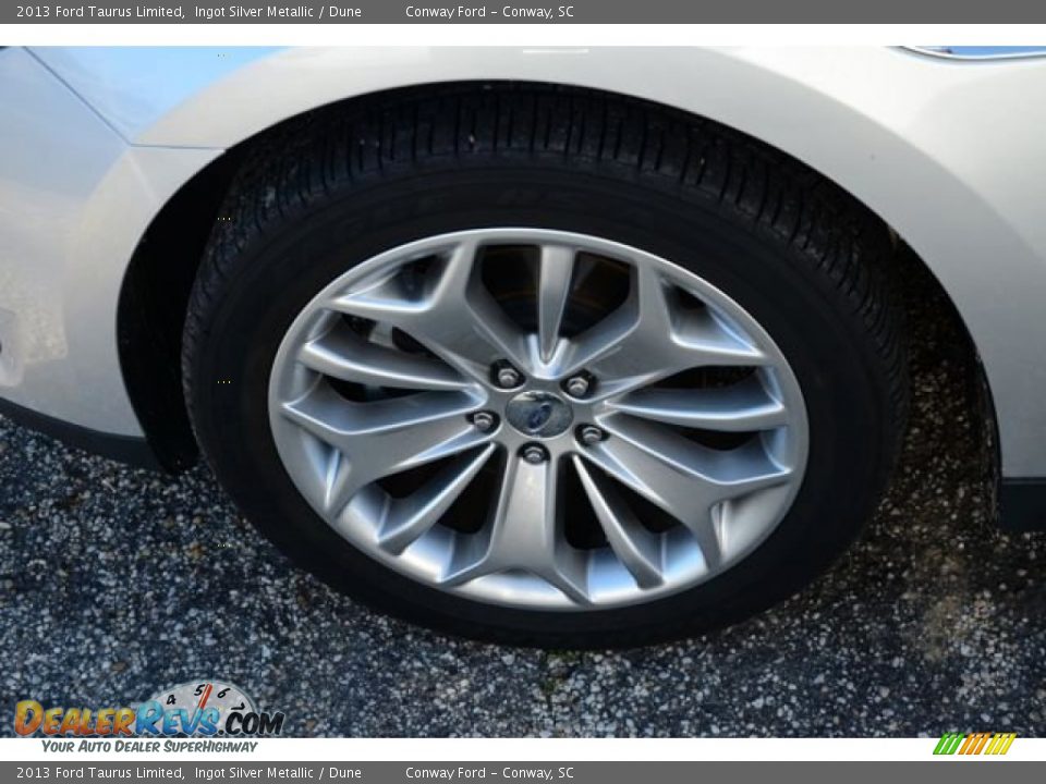 2013 Ford Taurus Limited Ingot Silver Metallic / Dune Photo #7