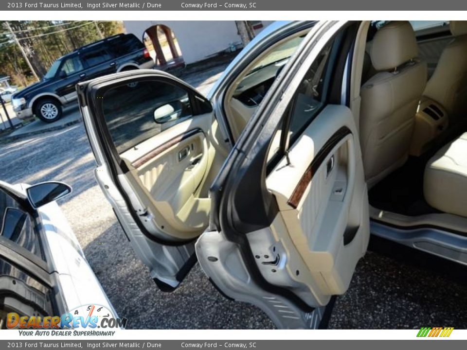 2013 Ford Taurus Limited Ingot Silver Metallic / Dune Photo #8