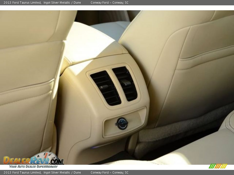 2013 Ford Taurus Limited Ingot Silver Metallic / Dune Photo #10