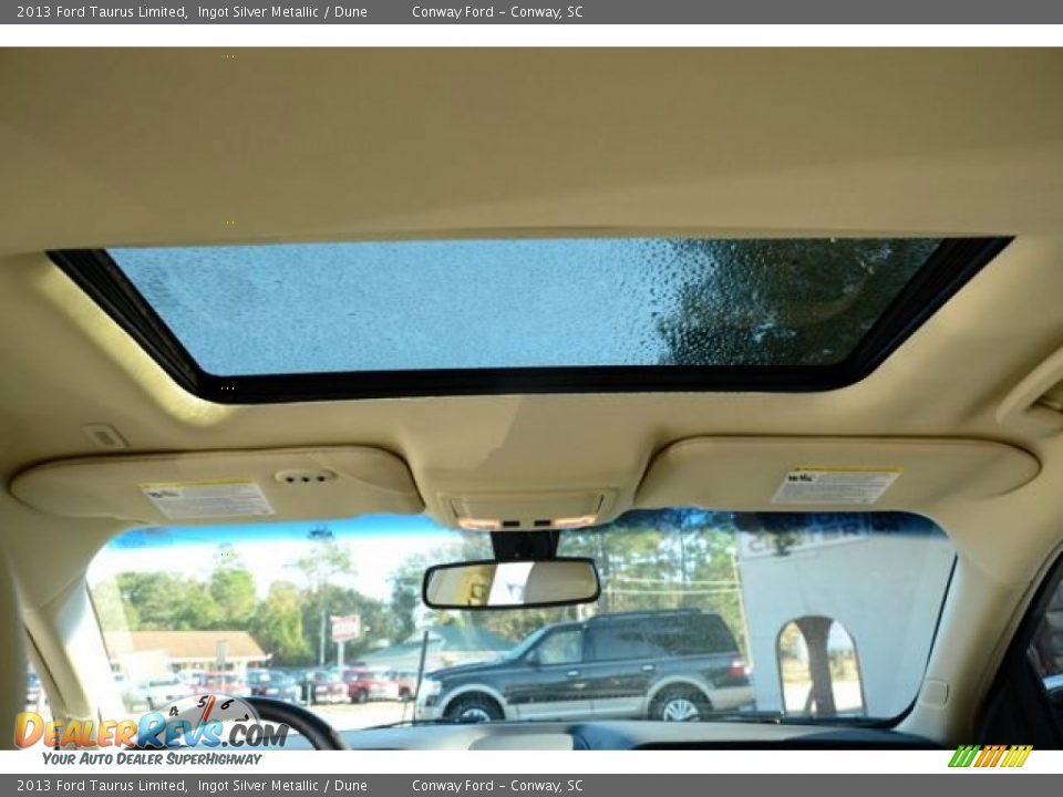2013 Ford Taurus Limited Ingot Silver Metallic / Dune Photo #11
