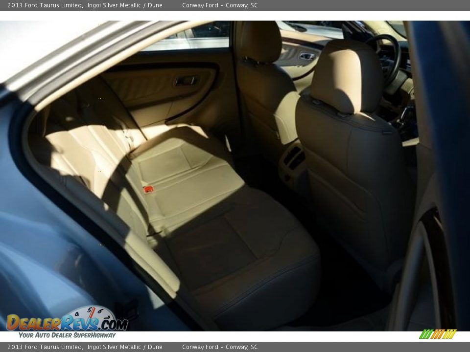 2013 Ford Taurus Limited Ingot Silver Metallic / Dune Photo #14