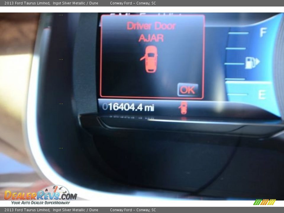 2013 Ford Taurus Limited Ingot Silver Metallic / Dune Photo #21