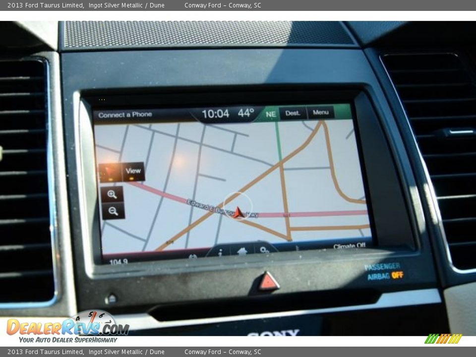 2013 Ford Taurus Limited Ingot Silver Metallic / Dune Photo #25