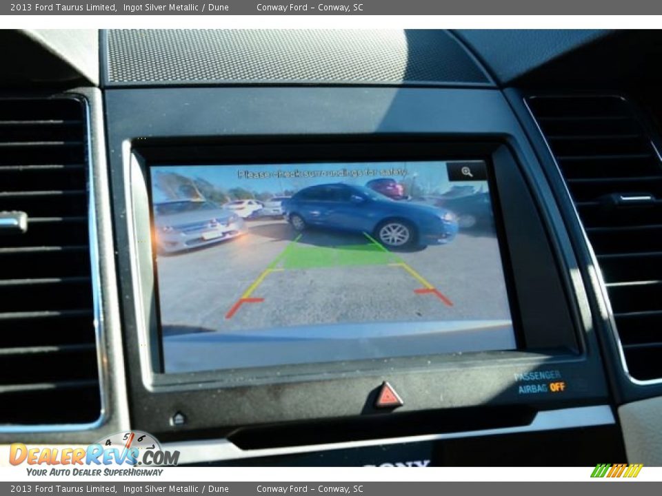 2013 Ford Taurus Limited Ingot Silver Metallic / Dune Photo #28