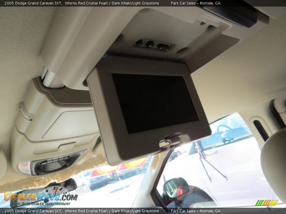 2005 Dodge Grand Caravan SXT Inferno Red Crystal Pearl / Dark Khaki/Light Graystone Photo #9