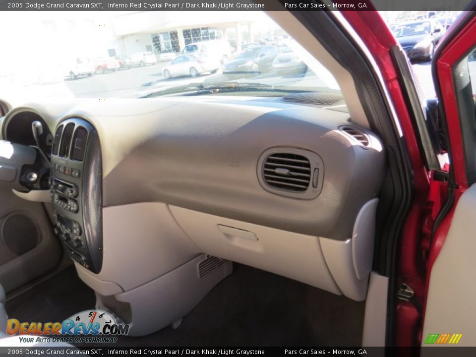 2005 Dodge Grand Caravan SXT Inferno Red Crystal Pearl / Dark Khaki/Light Graystone Photo #11