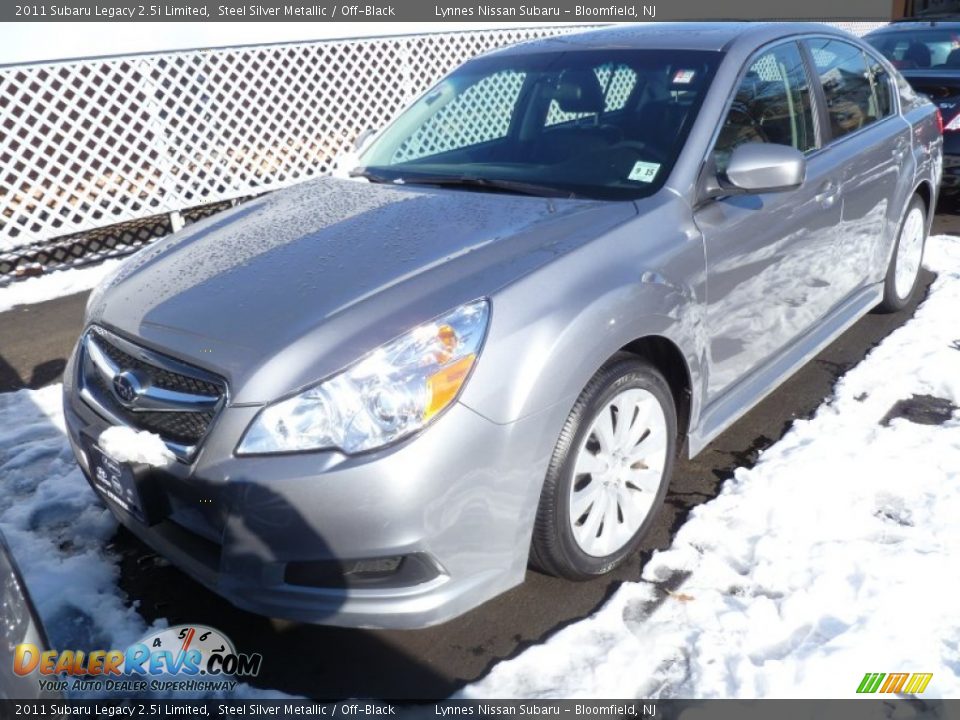 2011 Subaru Legacy 2.5i Limited Steel Silver Metallic / Off-Black Photo #1