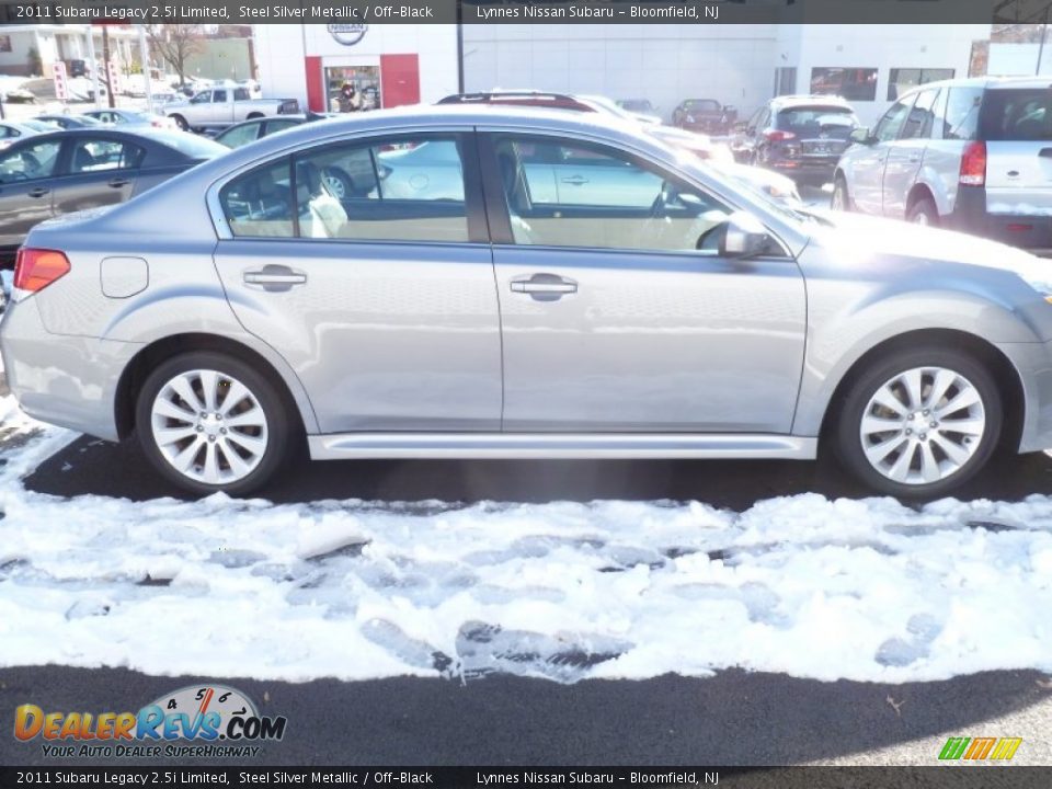2011 Subaru Legacy 2.5i Limited Steel Silver Metallic / Off-Black Photo #3