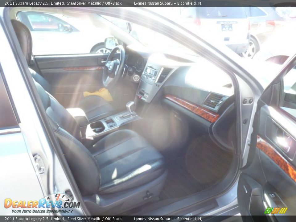 2011 Subaru Legacy 2.5i Limited Steel Silver Metallic / Off-Black Photo #4