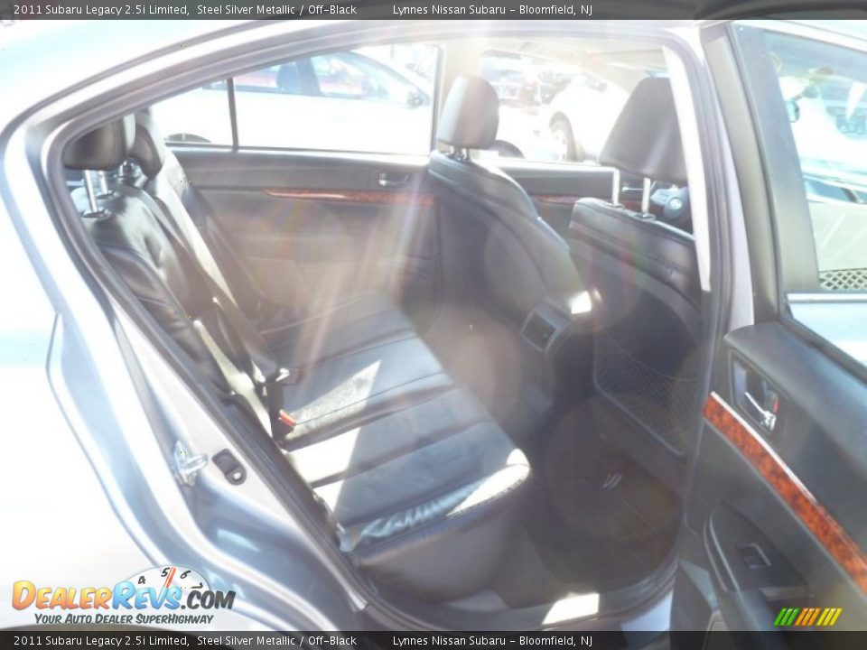 2011 Subaru Legacy 2.5i Limited Steel Silver Metallic / Off-Black Photo #5