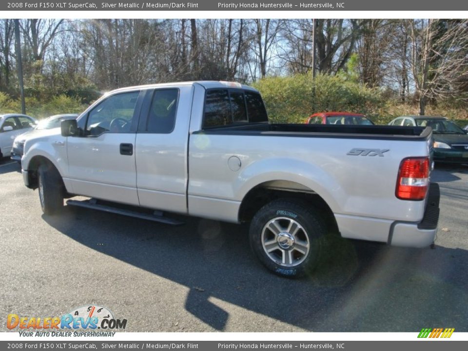 2008 Ford F150 XLT SuperCab Silver Metallic / Medium/Dark Flint Photo #5