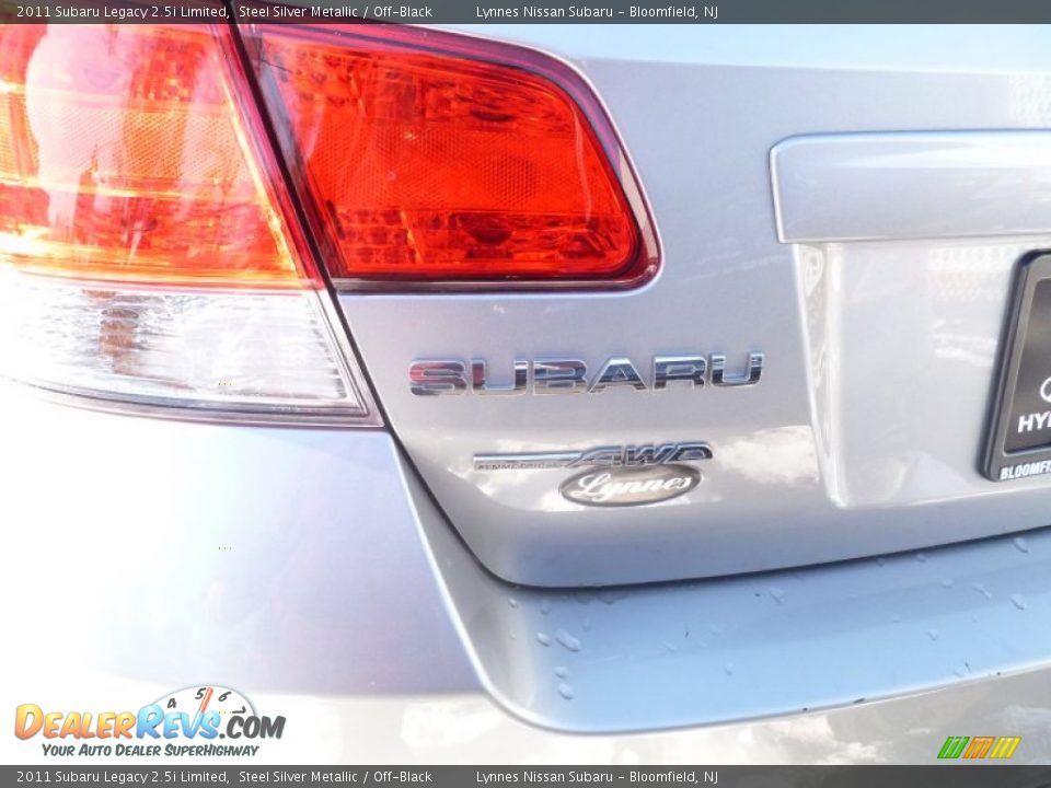2011 Subaru Legacy 2.5i Limited Steel Silver Metallic / Off-Black Photo #8