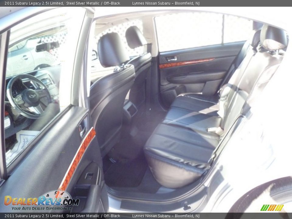 2011 Subaru Legacy 2.5i Limited Steel Silver Metallic / Off-Black Photo #11