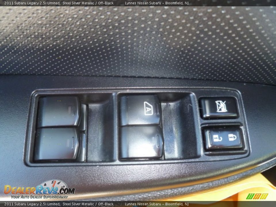 2011 Subaru Legacy 2.5i Limited Steel Silver Metallic / Off-Black Photo #14