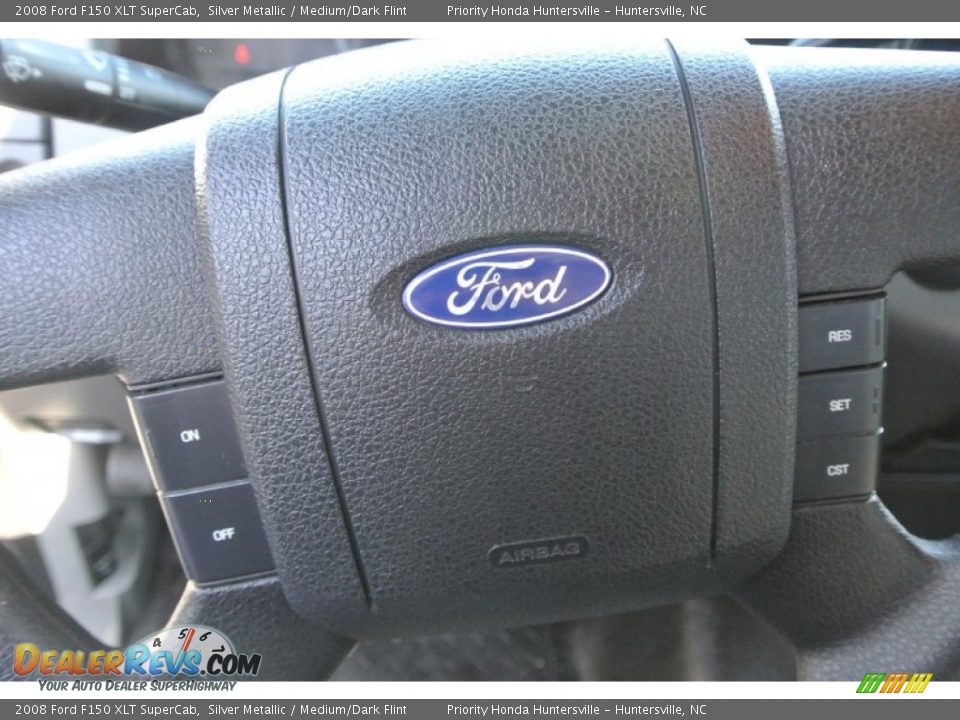2008 Ford F150 XLT SuperCab Silver Metallic / Medium/Dark Flint Photo #16