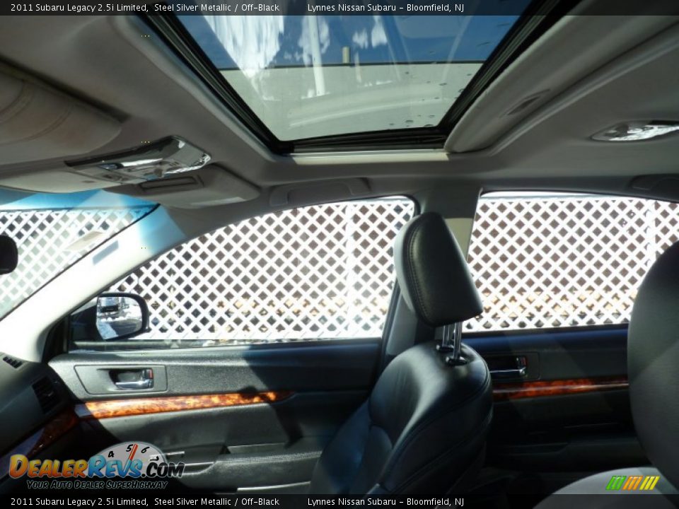 2011 Subaru Legacy 2.5i Limited Steel Silver Metallic / Off-Black Photo #16